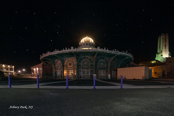 Asbury Park Beach at Night, NJ